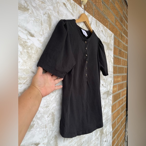 G. LABEL by Goop- Karmanos Organic
Cotton Puff Sleeve Henley Tee small - Picture 2 of 7